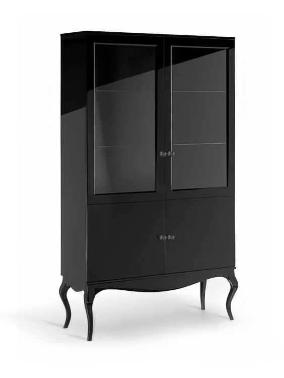 VENEZIA 100 cm przeszklona do połowy gięte nogi czarny wysoki połysk-topaz-enhance-4x.jpg