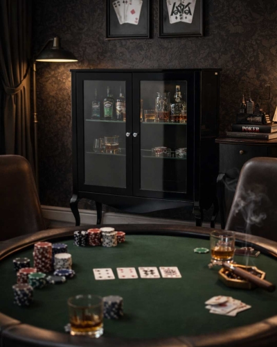 Barek glamour FOGGIA przeszklone fronty, gięte nogi, czarny wysoki połysk